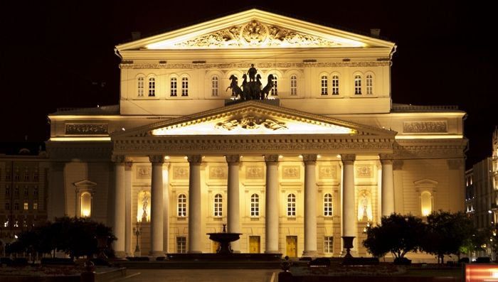 Фасад Большого театра Москва