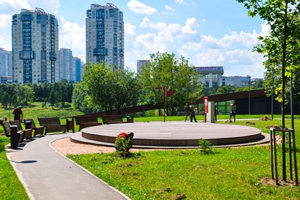 Парк Олимпийской деревни – спорт и отдых в Москве